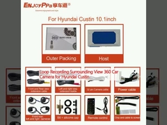 Loop-Aufnahme 360-Auto-Kamera für Hyundai Custin