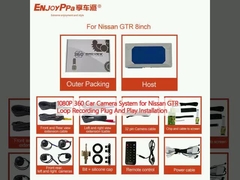 1080P 360-Kamerasystem für Nissan GTR Loop Recording Plug And Play Installation