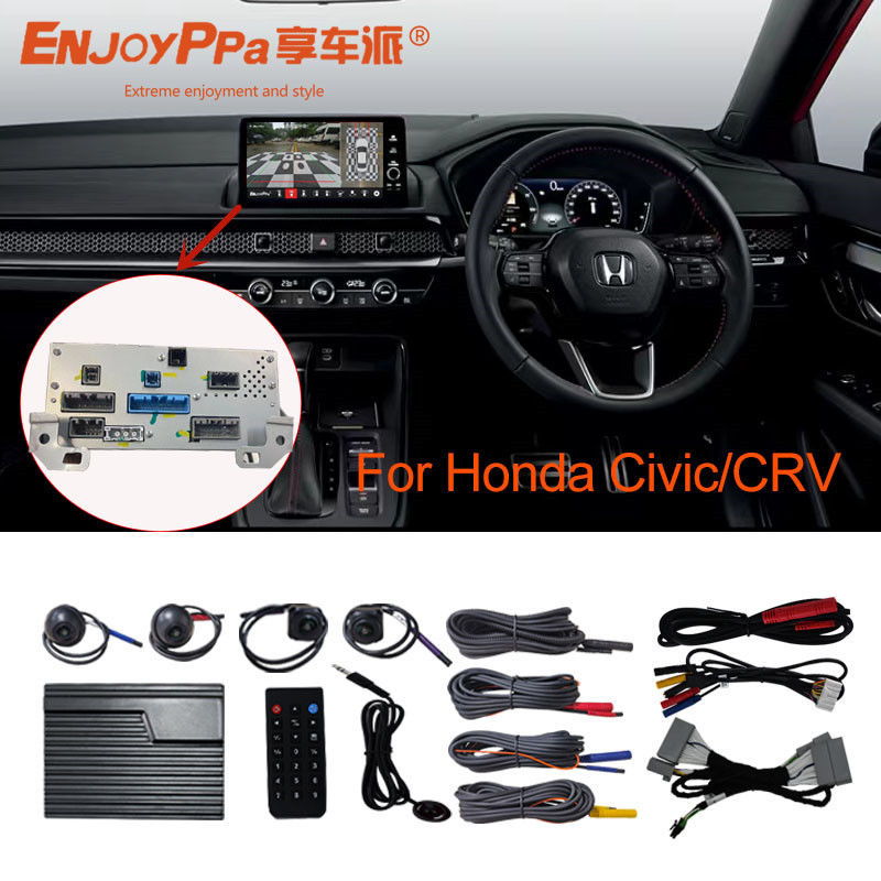 HD 360-Grad 12V-Automobilkamerasystem für Honda Civic mit Nachtsicht