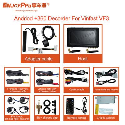 Vinfast VF 3 360 Car Camera 12V Stromversorgung und 1080P Auflösung für Original Bildschirm Aktualisierung mit Andriod System
